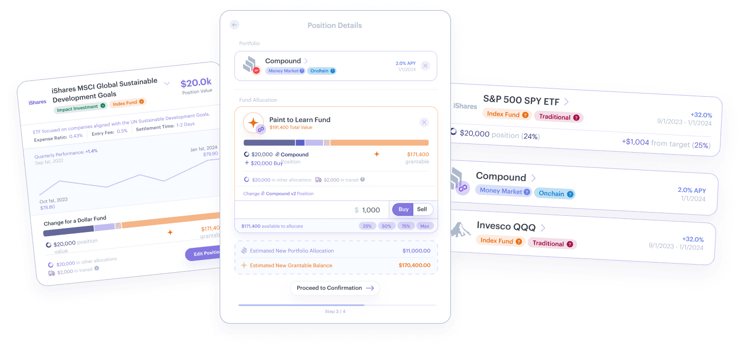 Endaoment portfolio options